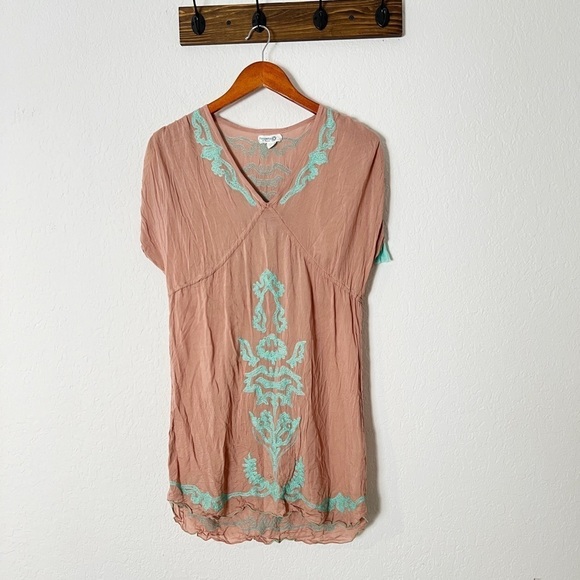 Poupette St Barth Embroidered Cover Up Dress - Picture 1 of 7
